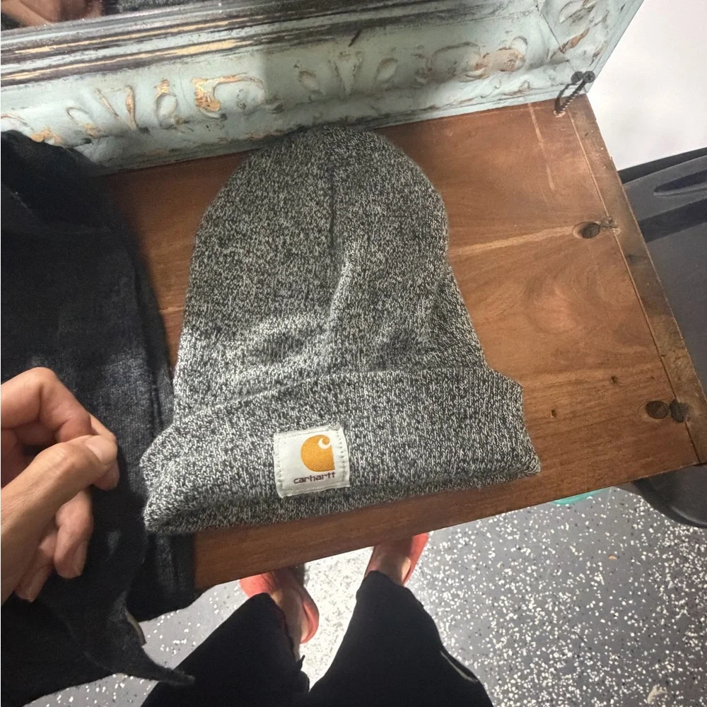 Carhartt Charcoal Knit Beanie - Picture 1 of 2